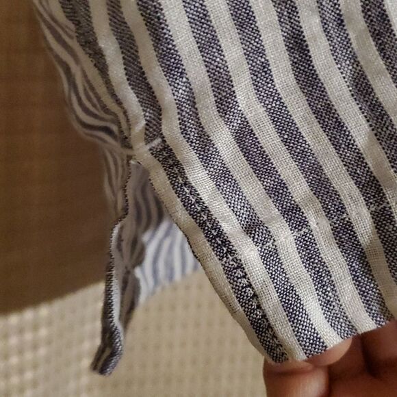 Sigrid Olsen 100% Linen  Blouse M - Picture 4 of 6